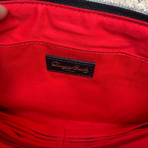 NWT Dooney & Bourke Carrington Pouch Buffalo Plaid Red - Picture 5 of 9